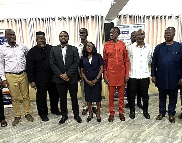 Ghana needs clear strategy Prof. Godfred A. Bokpin second from right together with other dignitaries