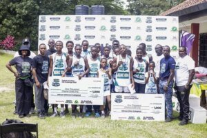 Godwin Adukpo arrowed together with the various winners and officials