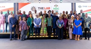 Improve policy delivery Vice President Prof. Opoku Agyemang sixth from left front row with Mr Asiedu