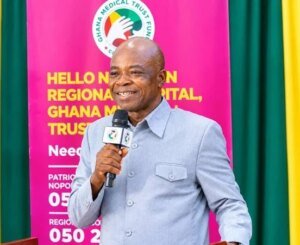 MahamaCares Mr Mburidiba inset addressing the participants