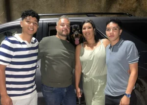 Ricardo right and Andres left lost both their parents in the earthquake after they died CREDIT Cathe